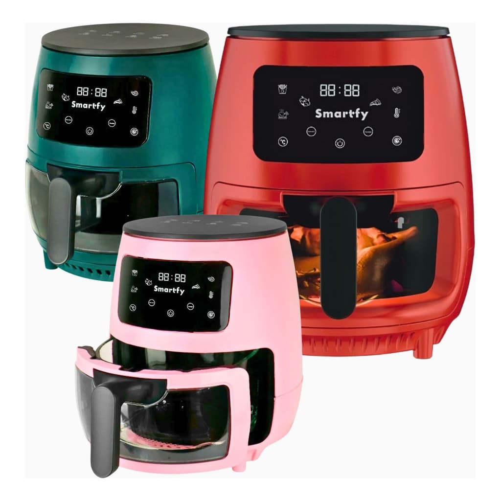 Air Fryer Smartfy com Visor Frontal – Mais Praticidade no Preparo dos Alimentos