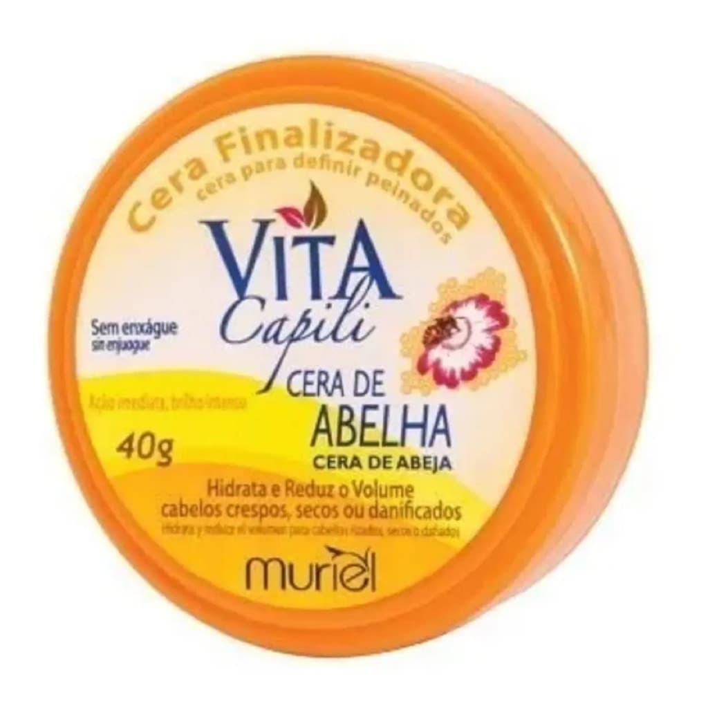 Cera Finalizadora Cera De Abelha Vita Capili Da Muriel 40g.