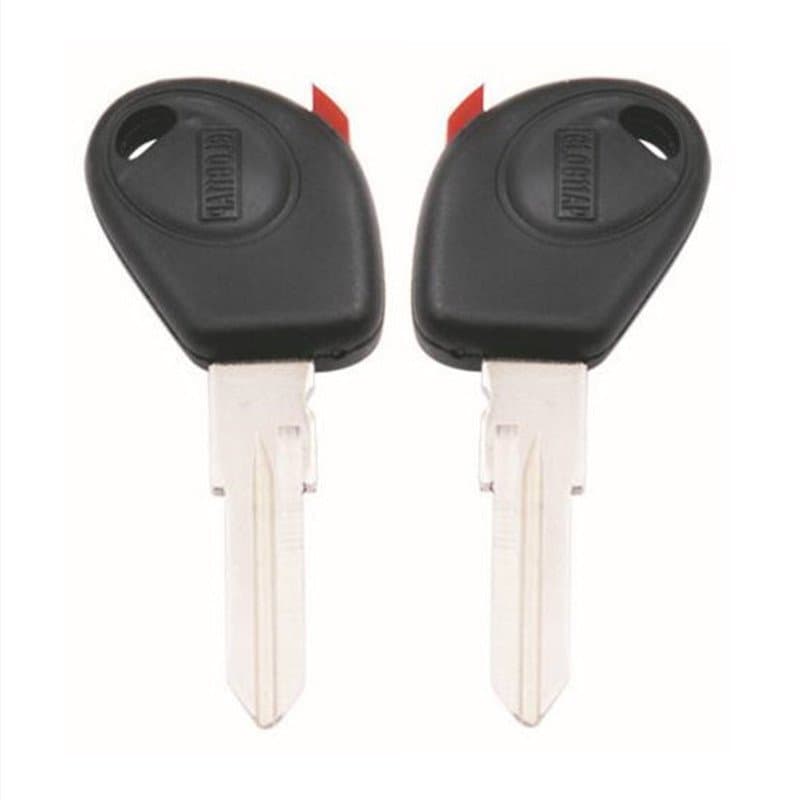 Chave com carcaça plana compatível com controle remoto Fiat, substituição de chave sobressalente, remoção do núcleo, ven