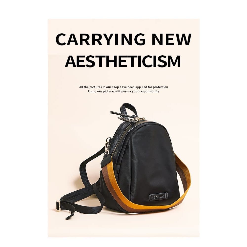 Mochila de viagem feminina viagem Ultra-leve novo estilo saco de náilon Oxford pano lona mochila de viagem diária leve