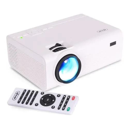 Projetor Portátil Knup Kp-pj002 Led Full Hd 1080p Hdmi Usb Projetor Branco 127/220v