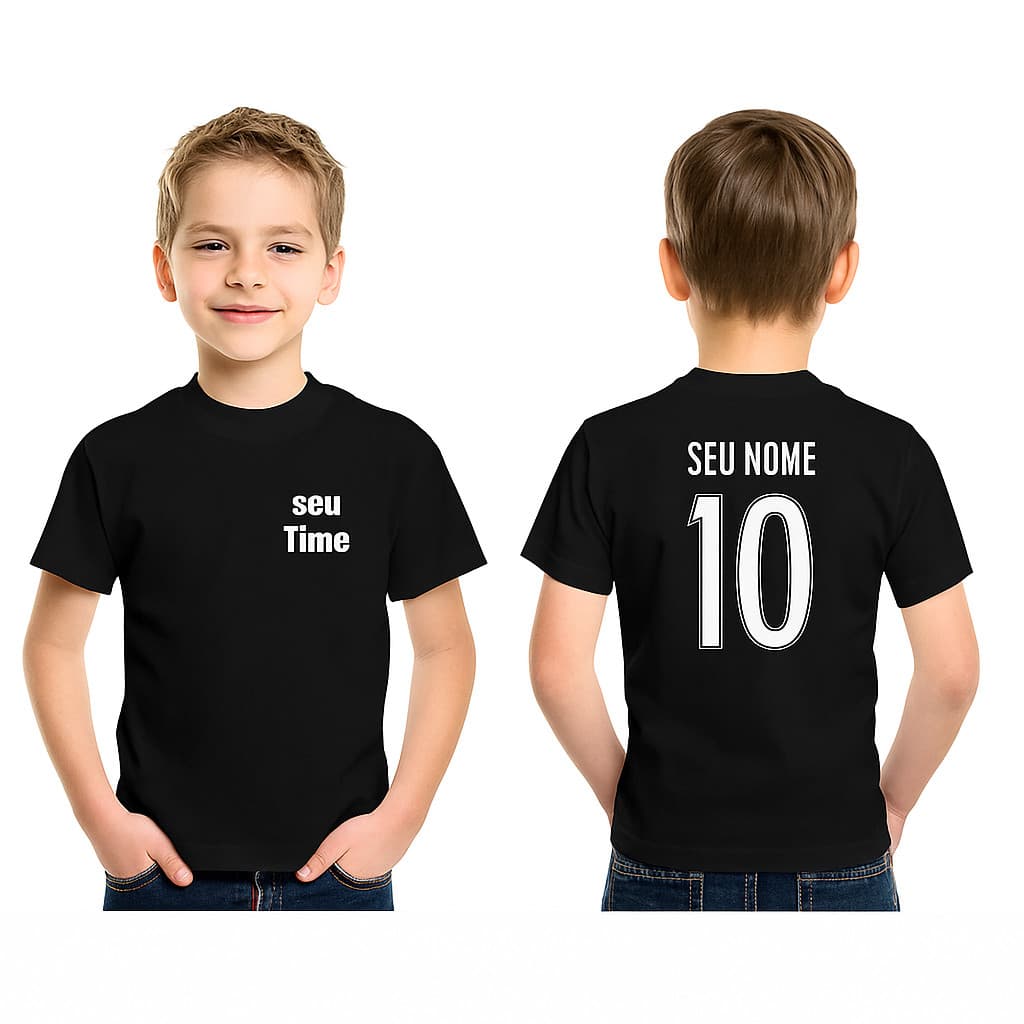 CAMISA CAMISETA DE TIME PERSONALIZADA