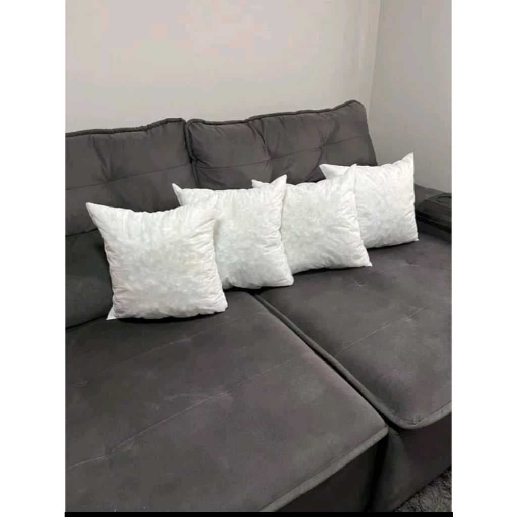 Kit com 4 Enchimento para  Almofada  50x50 Refil com flocos de espumas/PRONTA ENTREGA/ENVIO IMDEIATO/ FLOQUINHO