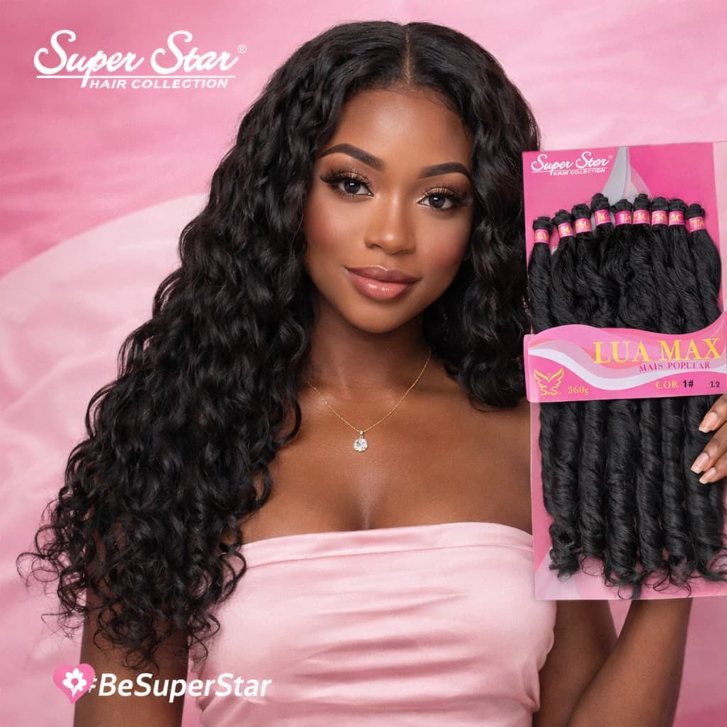 Cabelo Organico Lua Max Super Star 360g 75c Excelente Cabelo