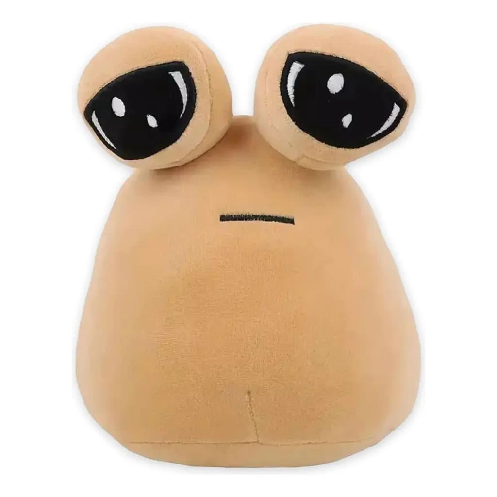 Boneco De Pelúcia Hipoalergênica Pou Médio My Pet Alien 22cm