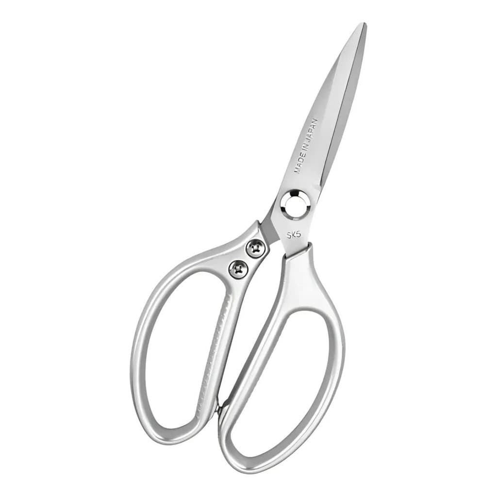 Tesoura Cozinha De Aço Inox Industrial 20cm Profissional Prateado