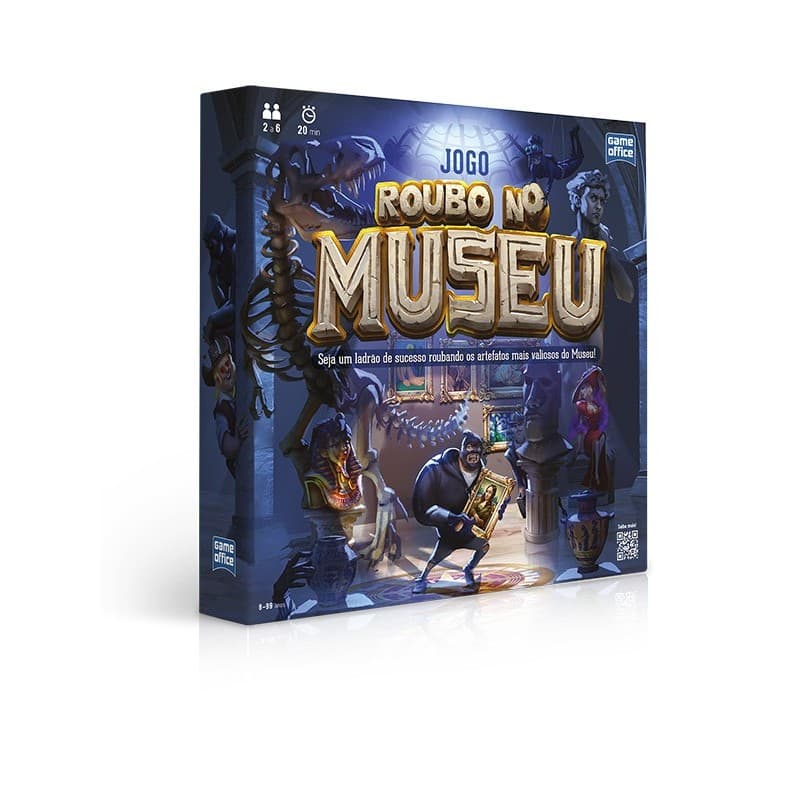 JOGO DE TABULEIRO ROUBO NO MUSEU - Game Office Toyster
