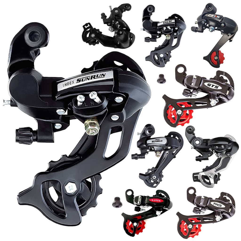 Câmbio Traseiro Para Bike Sem Gancheira 7/8v