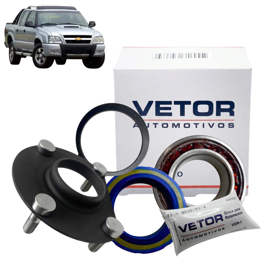 Kit rolamento traseiro S10 Blazer 1995 a 2011 4x4 / 4x2