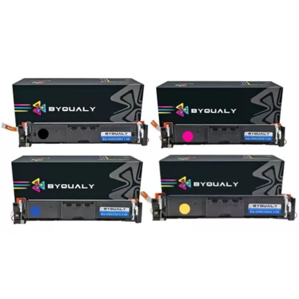 Kit Toner HP 230X W2300X W2301X W2302X W2303X Com Chip Para Pro 4203dw MFP 4303fdw Cores Vibrantes Alto Rendimento