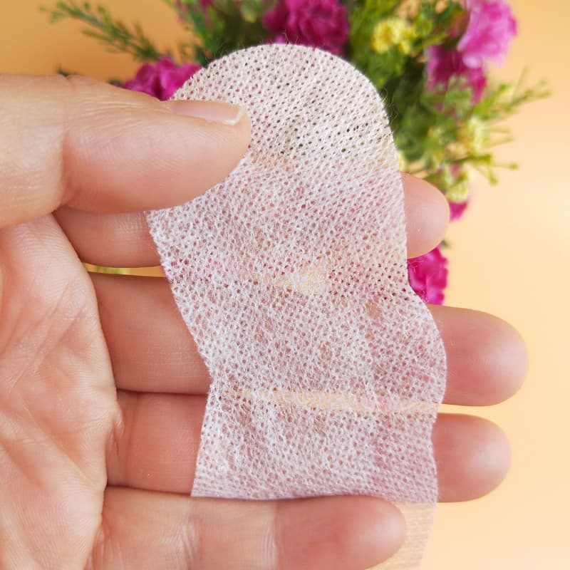 Máscara nasal de papel 100 peças invisível ultrafino seda hidratante nasal algodão remover cravo máscara nasal zona T má