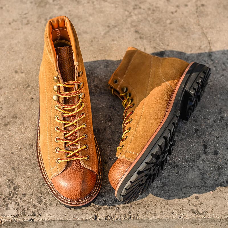 Ami cáqui rosto curto botas gerais botas de paraquedista americano Retro Martin botas masculinas de alta qualidade botas