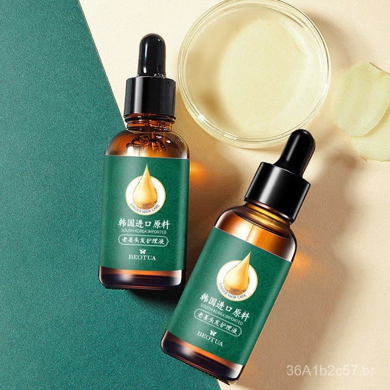 Solução Capilar Bodie Old Ginger para Nutrição do Couro Cabeludo, Suavização do Cabelo, Essência Aromática, Condicionado
