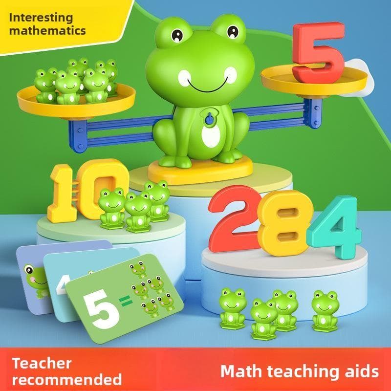 Sapo Matemática Equilíbrio Educação Infantil Brinquedo Quebra-Cabeça Para Desenvolvimento De Inteligência E Habilidades