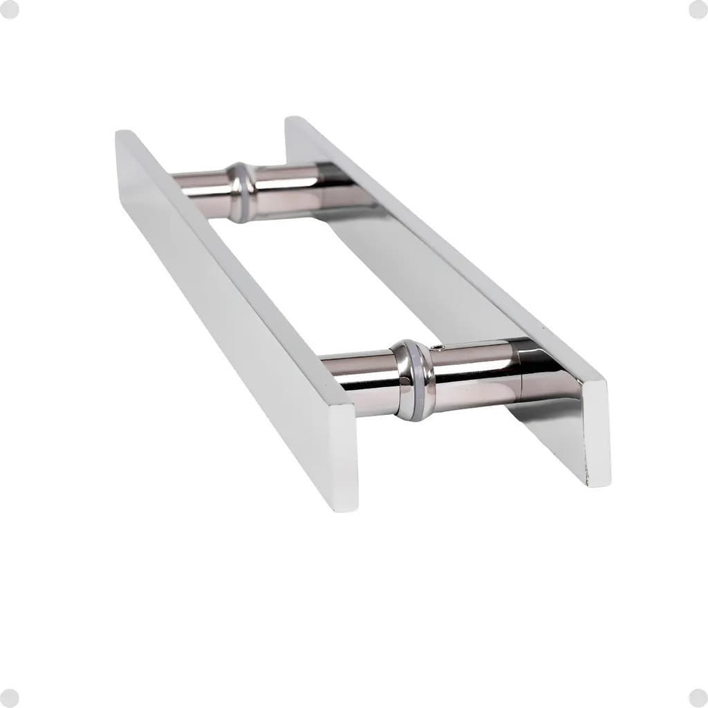 Puxador Inox 304 Barra Chata 40x10 Polido 1 Metro Para Porta De Madeira E Vidro