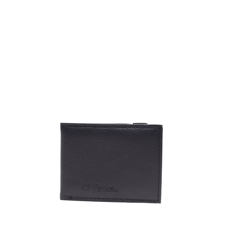 Carteira de Couro Fasolo Masculina K787143 Preto
