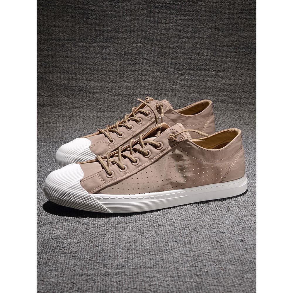 Sapatos de lona ocos masculinos verão respirável baixo-Top elástico tênis casuais versão coreana All-Match juventude vel
