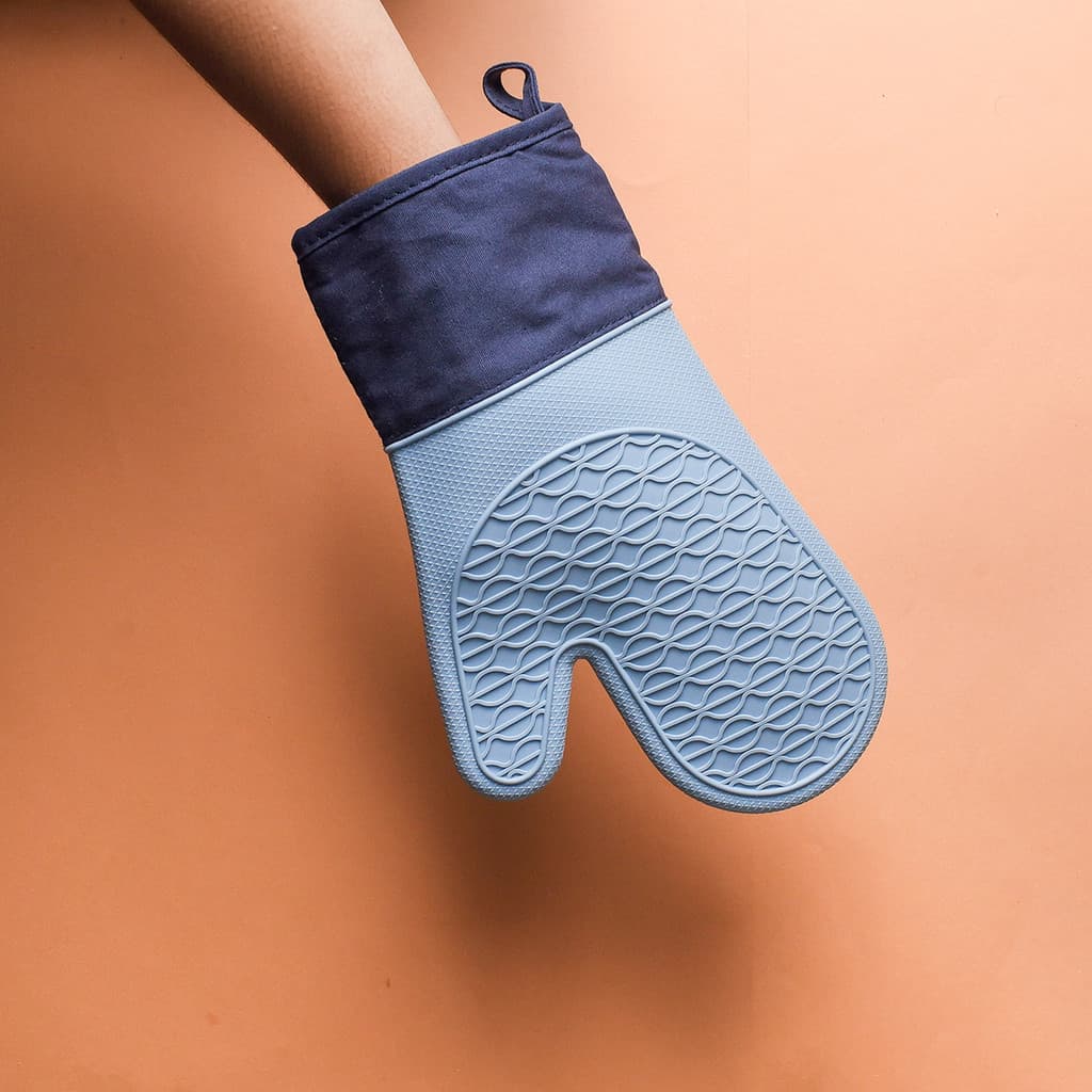 Luva Para Forno de Silicone com Proteção Térmica Cor Sortida