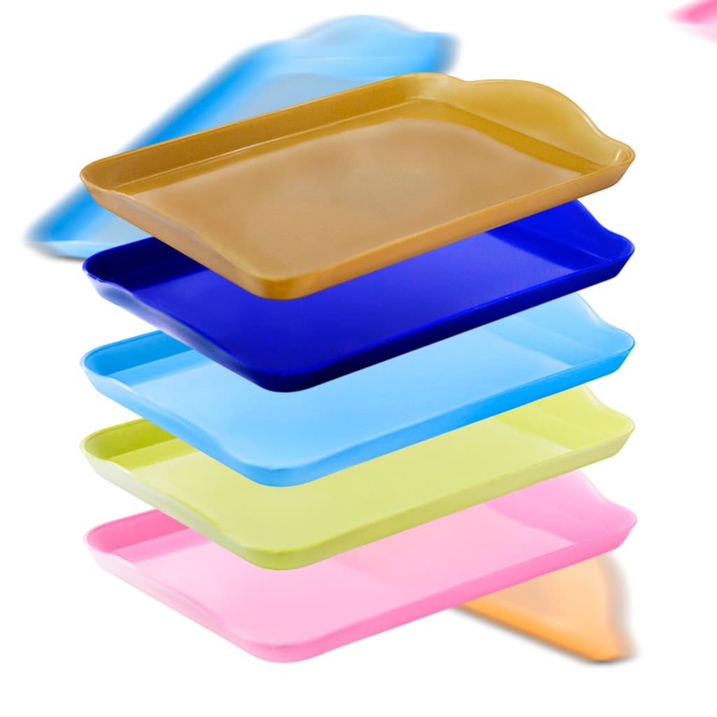 KIT 2 BANDEJAS 20X13 PARA FESTA DIVERSAS CORES