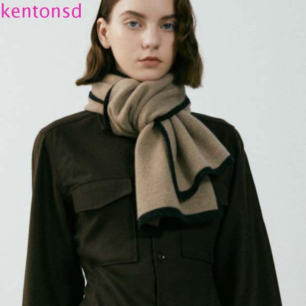 Cachecol Feminino Kington Moda Coreana Acessório Longo de Inverno Imitação de Cashmere Cachecol Quente para TV
