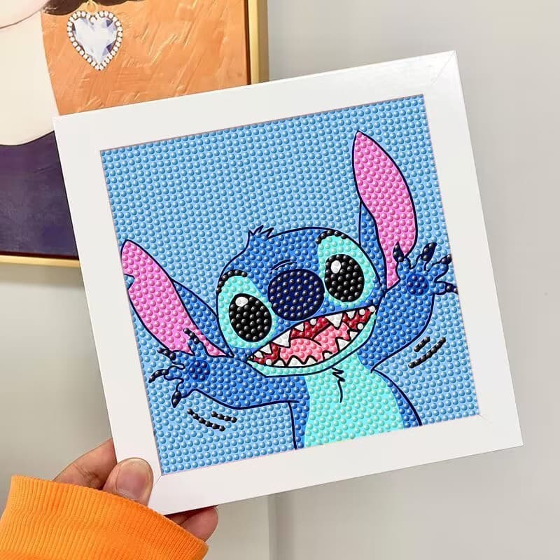 Stitch Pintura De Diamante 5dKits De Ponto Tinta De Furadeira Completa Diamantes Artesanal Decoração