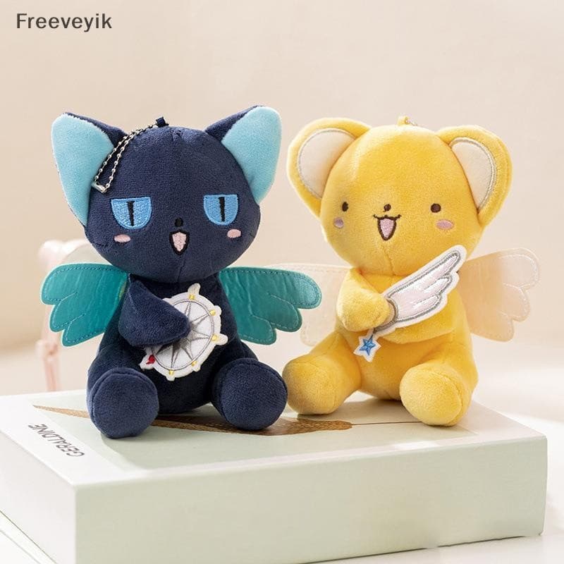 [Fre] Cartoon Cardcaptor Sakura Kero Plush Boneca Brinquedos Pingente Anime Card Captor Fofo Soft Chaveiro De Pelúcia Br