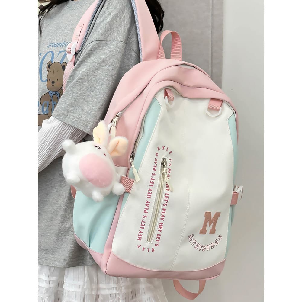Estilo japonês de alto valor macio menina mochila feminina estudante do ensino médio mochila de estudante do ensino médi