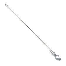 Antena Corta Pipa Guidao Aluminio Brilhante Max Motoparts
