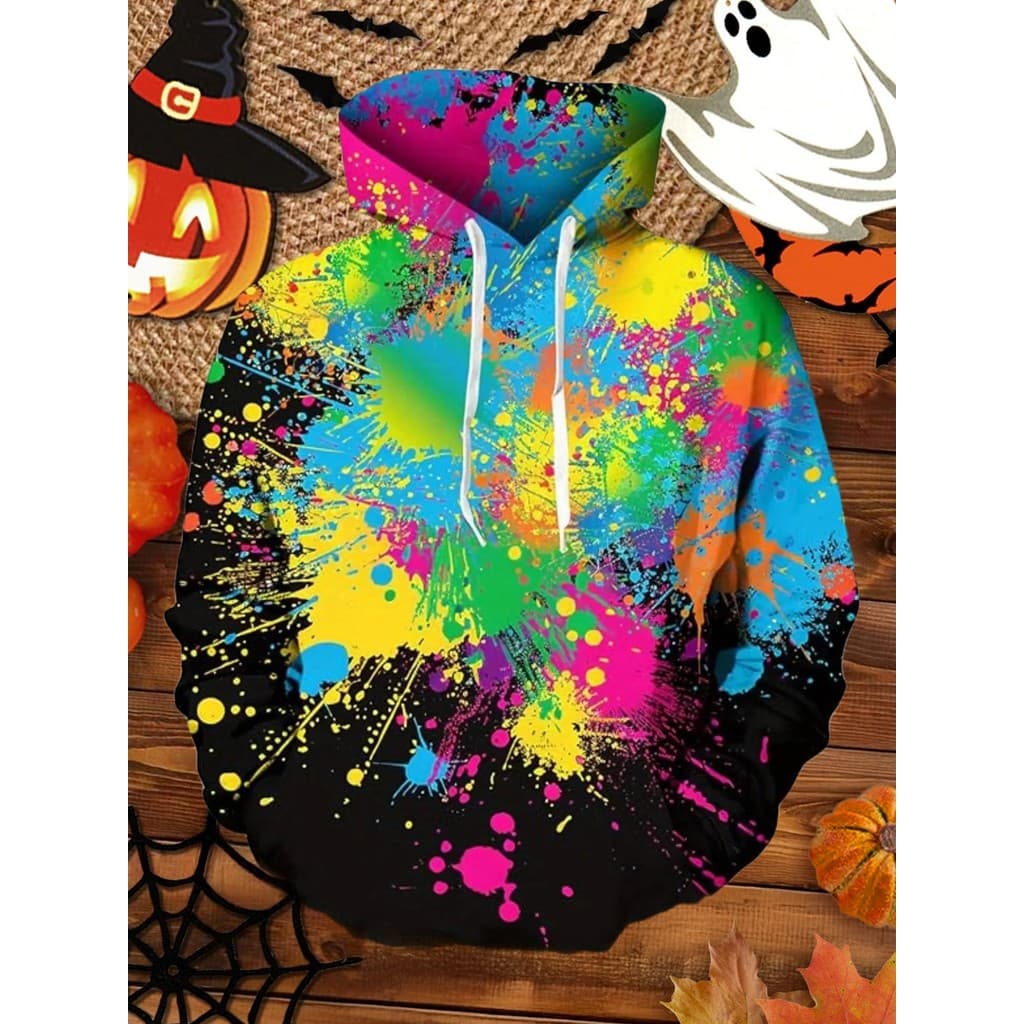 Moletom divertido unissex, usando Design de impressão 3D, com bolsos, adequado para Natal e Halloween