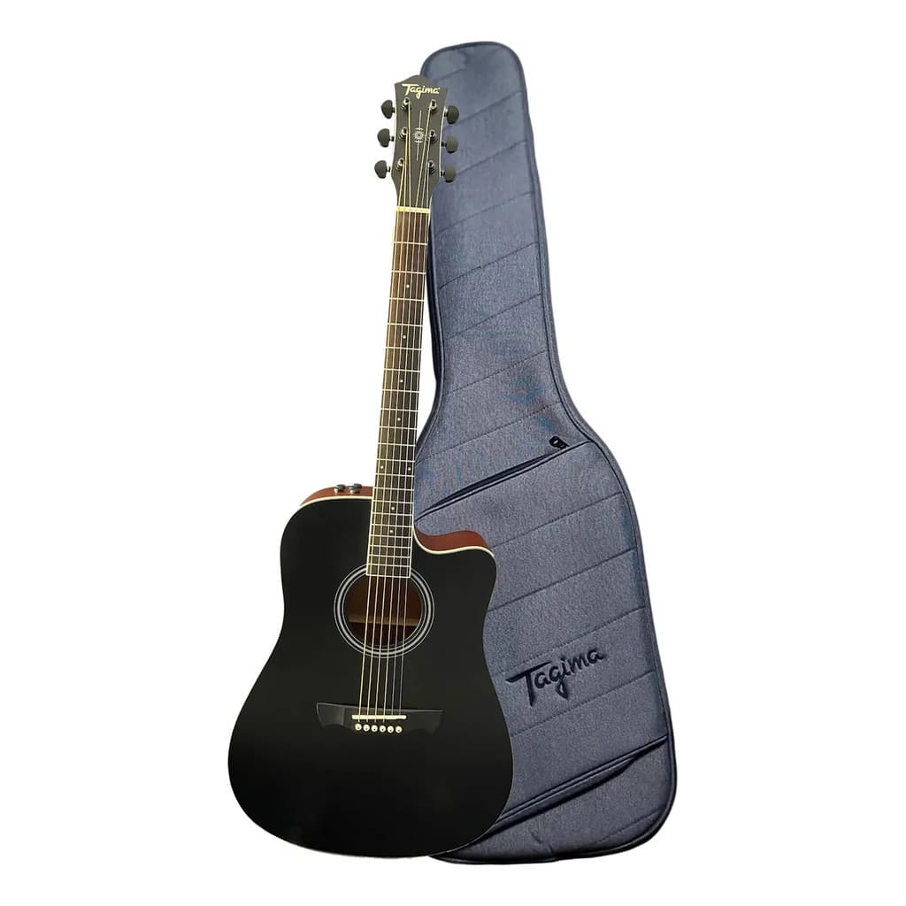 Violão Eletroacústico Tagima Sunset Eq BKOP Black Open Pore
