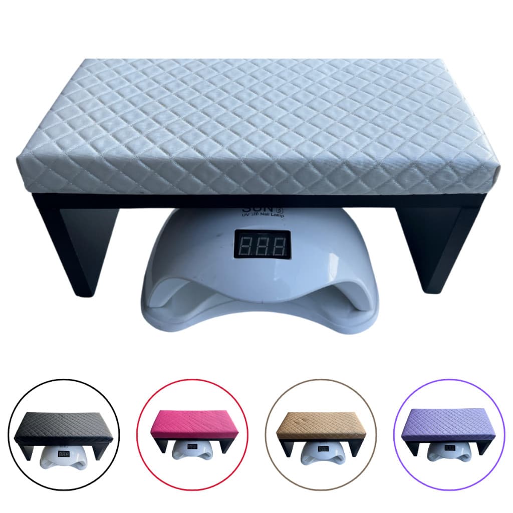 Suporte de Descanso Apoio de Punho/Mão MDF Nails Designer Cores Premium