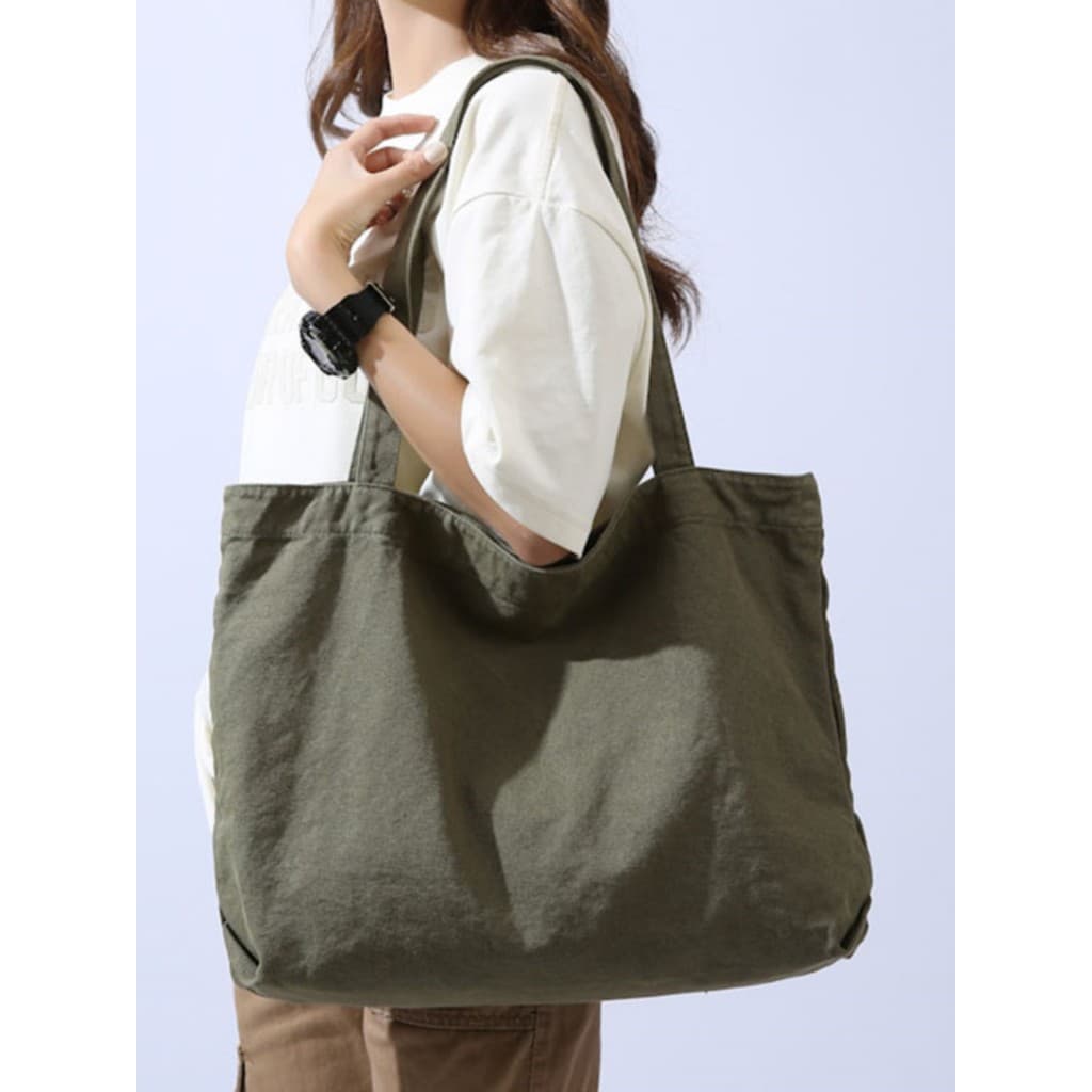 Bolsa de lona retrô japonesa masculina, bolsa de grande capacidade, classe suplementar, bolsa de lona, estudante, classe