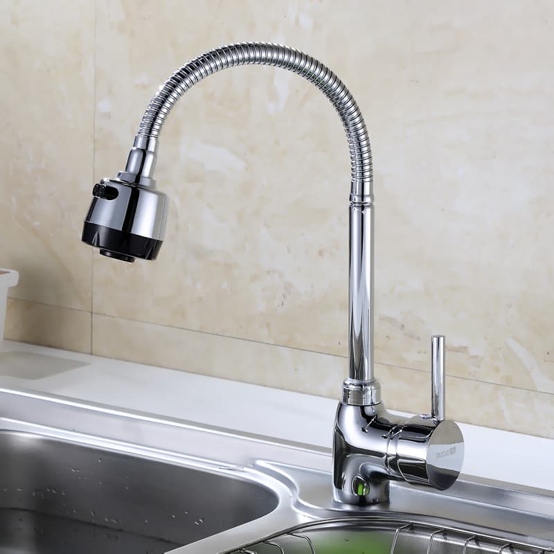 Taoguo torneira de cozinha quente e fria Taocai bacia universal pia da piscina torneira universal única fria