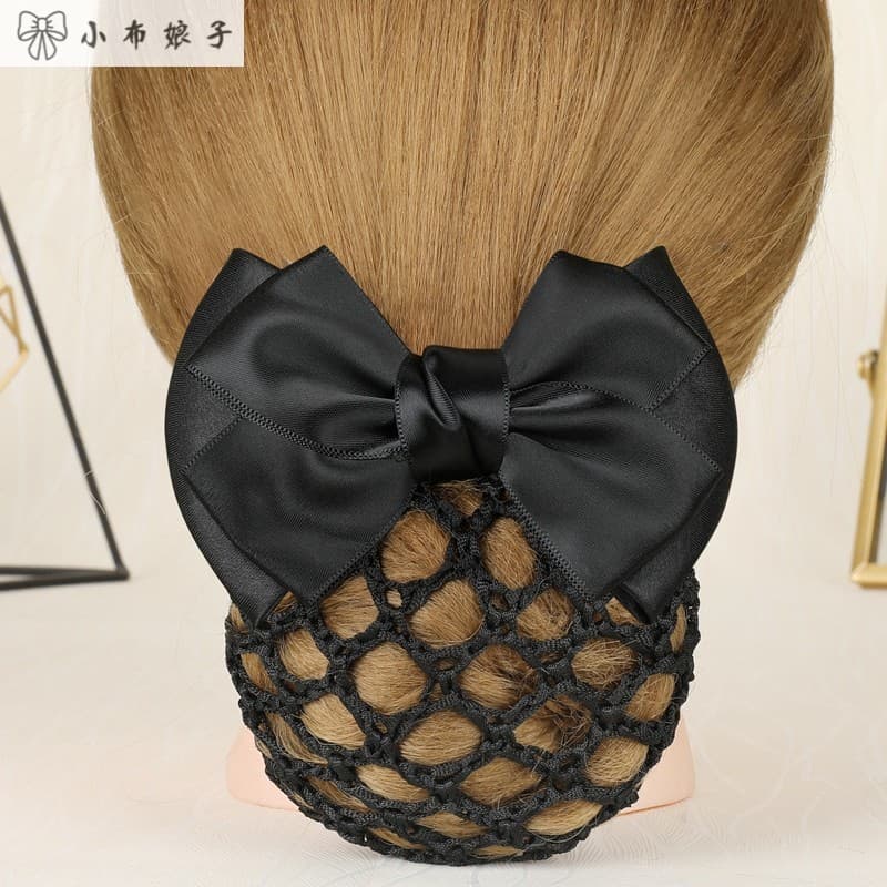 High-end cabeça de enfermeira flor feminina rede de cabelo profissional Air-end acessórios de cabelo enrolado rede de ca