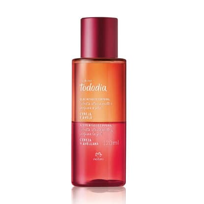 Óleo Bifásico Corporal Natura Tododia Cereja e Avelã 120ml