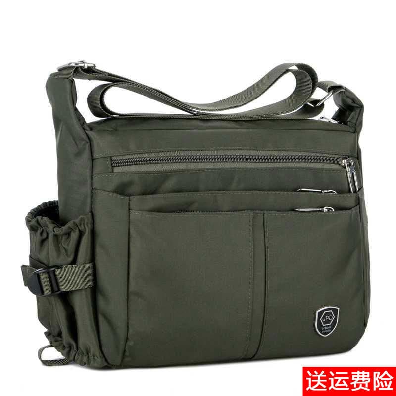 Bolsa de ombro masculina Oxford pano impermeável grande capacidade bolsa masculina ao ar livre mochila masculina lona om