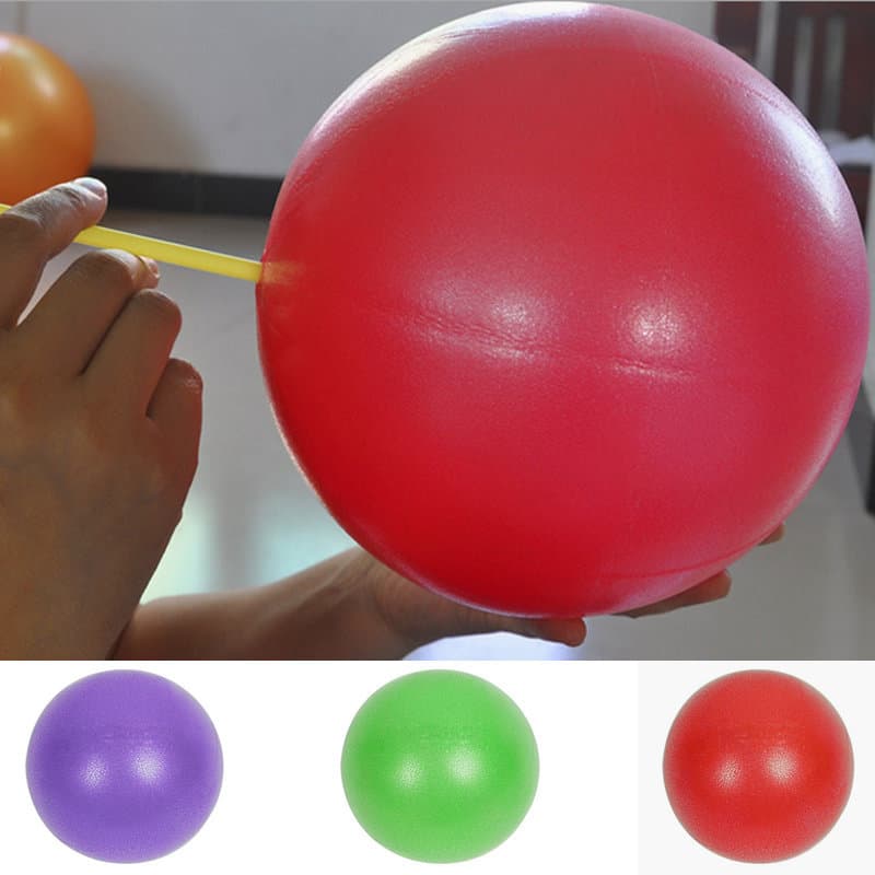 Pilates yoga bola tubo de trigo bola 25cm equilíbrio bola de Fitness ginástica crianças grávidas pvc yoga bola