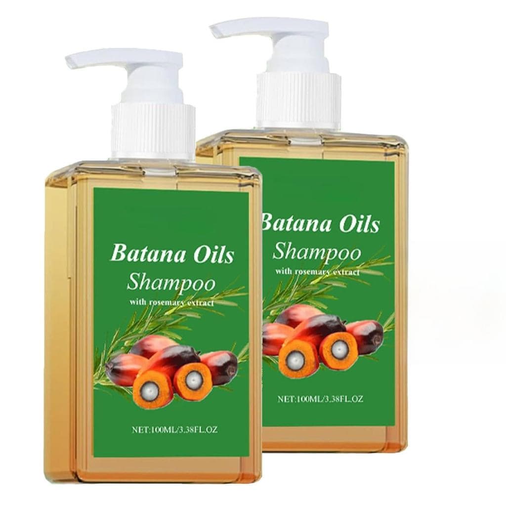 Shampoo 100% Óleo de Batana, Shampoo 100% Óleo de Alecrim, Shampoo de Batana para Queda de Cabelo, Nutre e Regenera o Ca