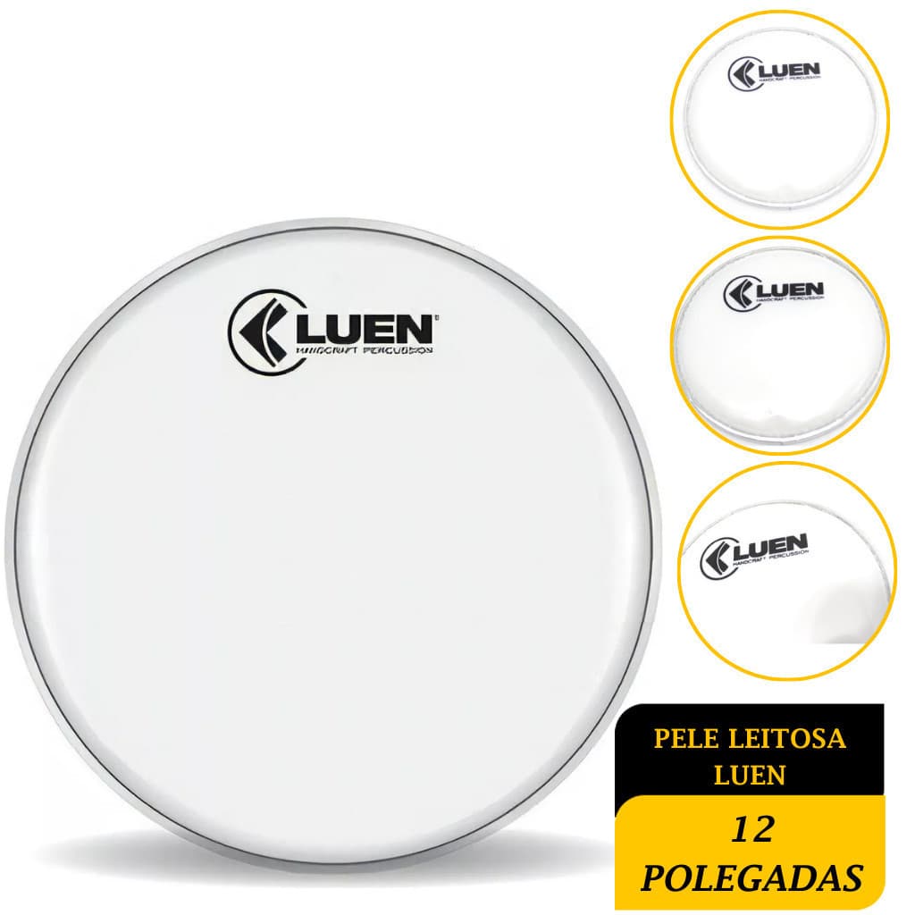 Pele Leitosa Luen 12 Polegadas Caixa Bateria/pandeiro