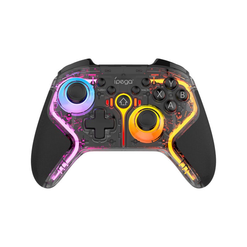 Controle Gamer Sem Fio RGB Compatível com PC Console Celular Ípega PG-9666T