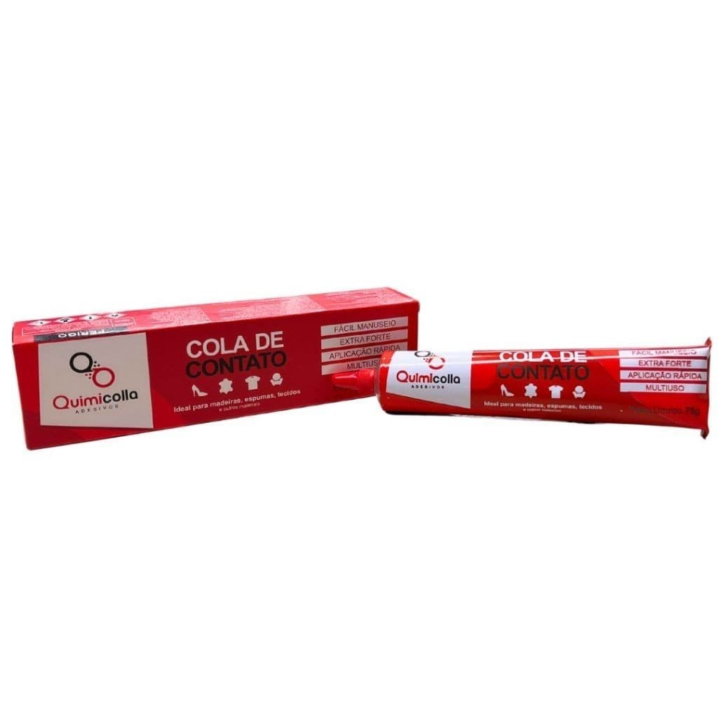 Cola De Sapateiro Bisnaga 75g - Quimicolla - Cola de Contato Tipo Cascola