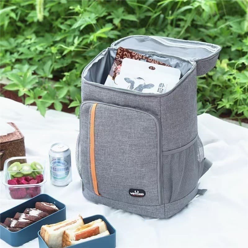 Mochila Térmica Cooler 18L Impermeável Portátil para Quente e Frio