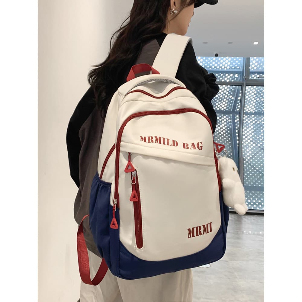 Versão coreana mochila feminina de grande capacidade estudante do ensino médio mochila estudante do ensino médio Casual