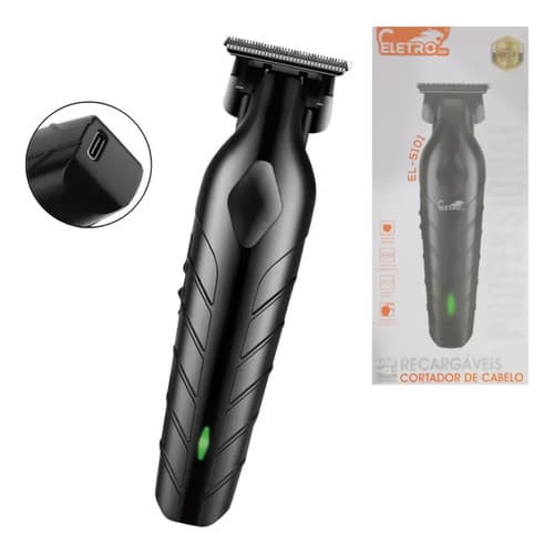 Máquina De Acabamento Aparar Pelo E Cabelo Profissional Eletromex El-5101