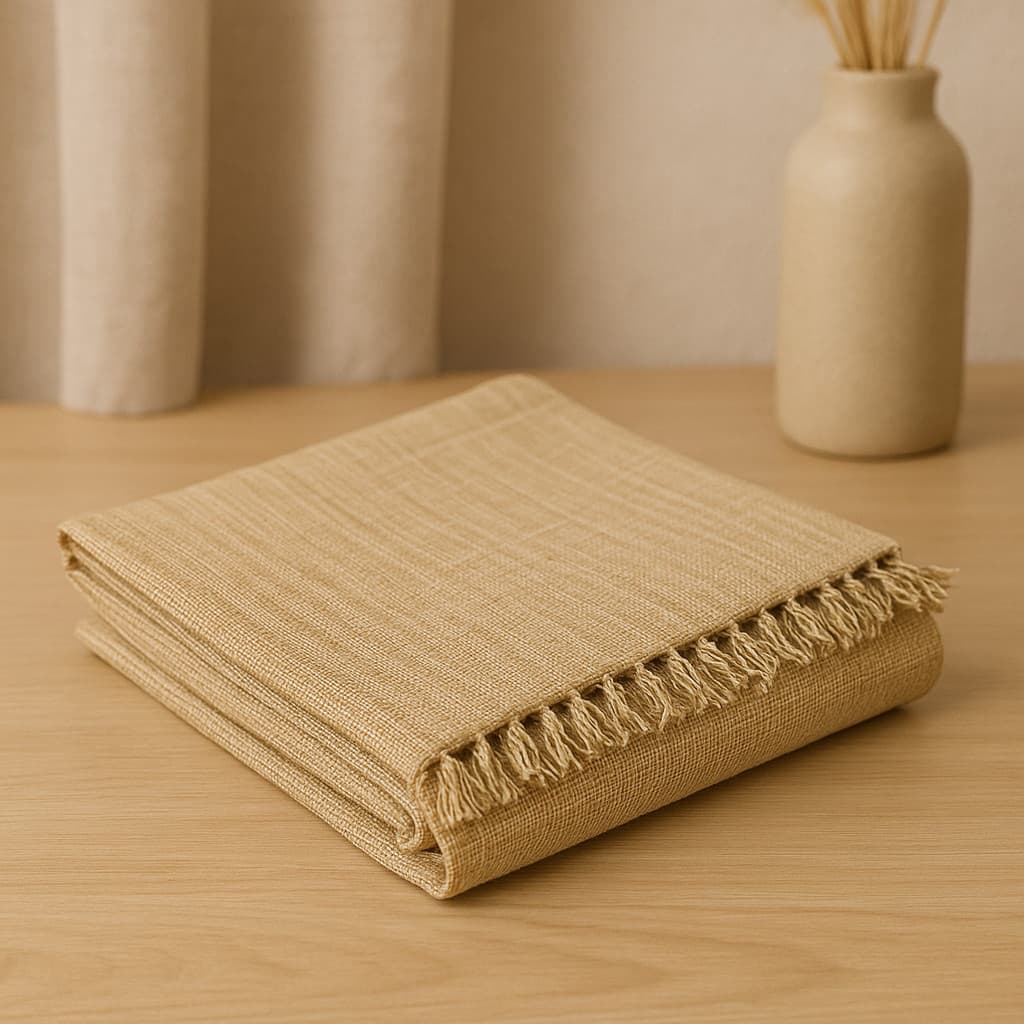 Manta Para Sofá 2,10x1,40m 100% Algodão Decorativa De Luxo Premium Exclusiva - Envio Imediato