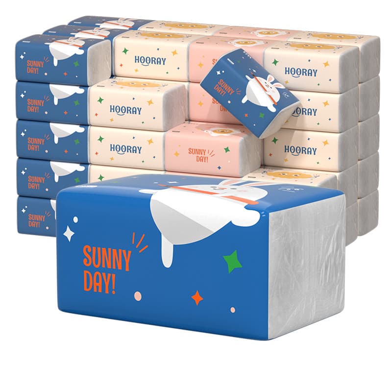 Tangtang múmia 30 pacotes grandes de papel de tecido guardanapo doméstico papel higiênico doméstico acessível papel higi