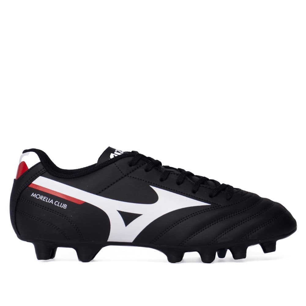 Chuteira Mizuno Morelia Club Campo Preto/Vermelho