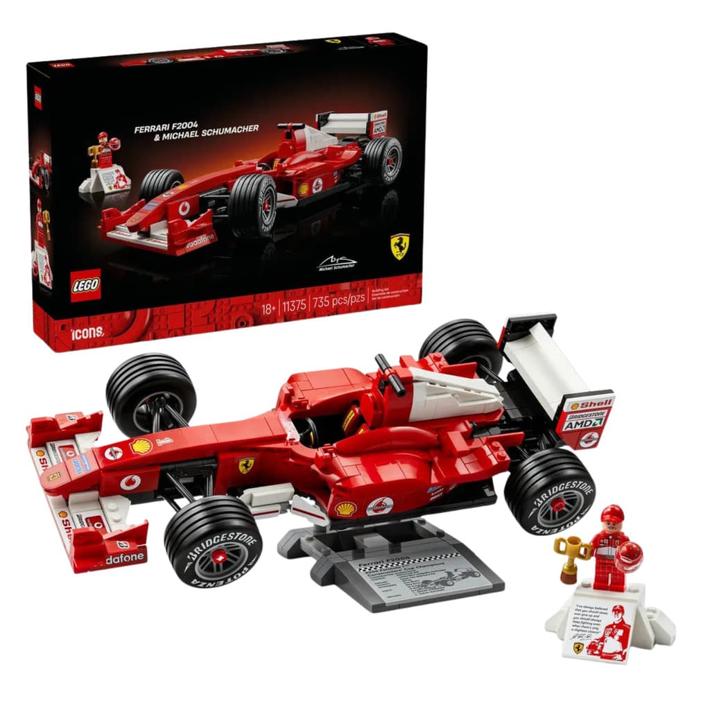 Lego Icons - Ferrari F2004 e Michael Schumacher 11375