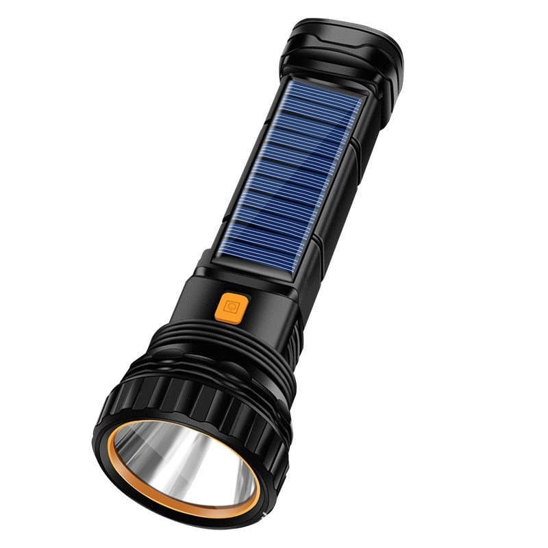 Lanterna solar LED de alta luminosidade, recarregável por USB, portátil, pequena, para uso externo, ultra-brilhante, mul