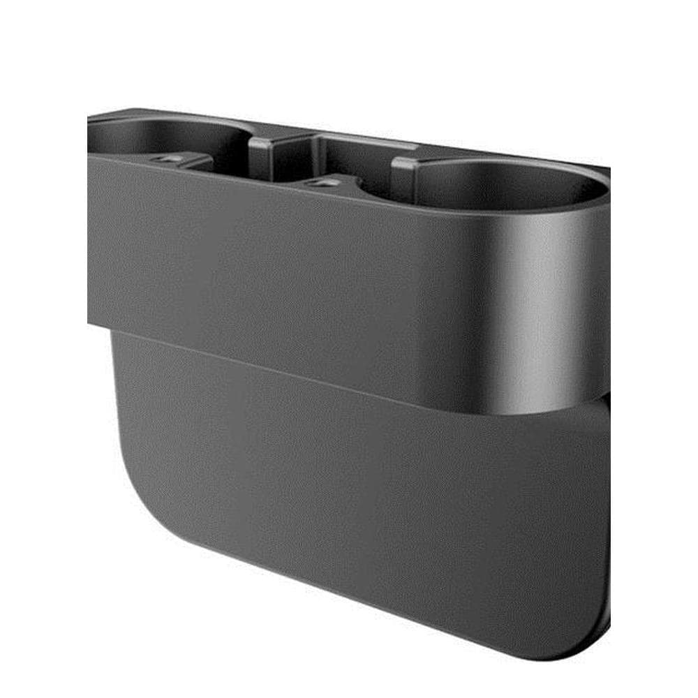Caixa de armazenamento para assento de carro, ferramenta útil essencial para espaço no carro, suporte para copo de água,